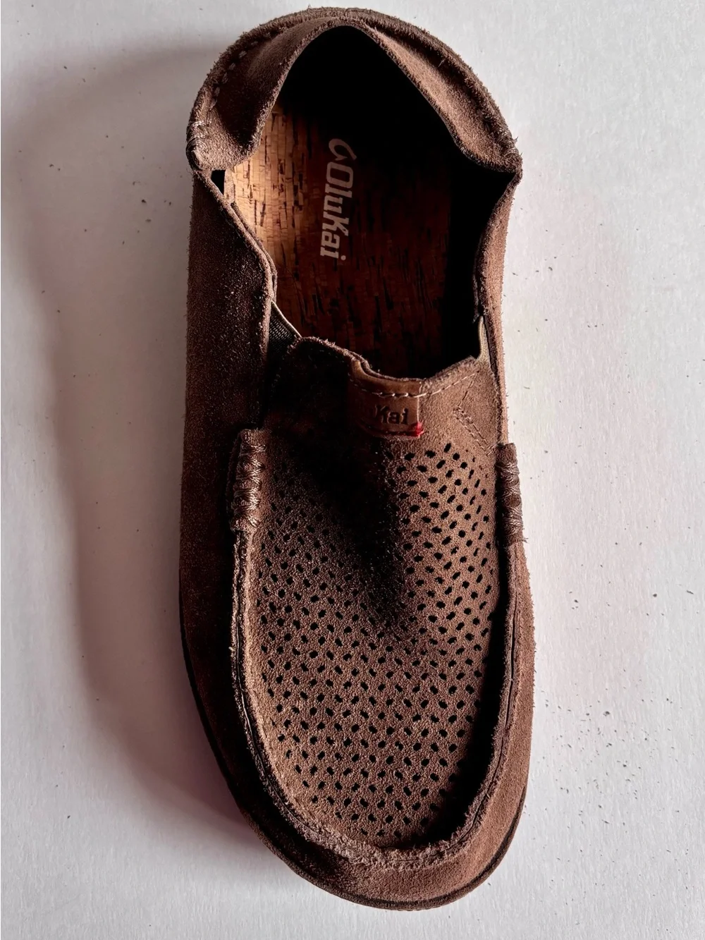 Olukai Moloa Kohana Suede Ray Tofee Slip On Loafers Men’s 9 M
